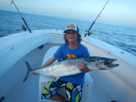 Big Miami Kingfish caught on a miami fishing charter