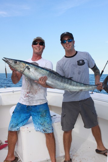 Charlie and Todd with a big Miami Wahoo