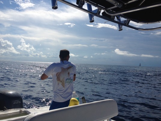 Vertical jigging for tuna off Miami, FL