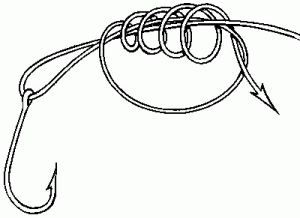 Uni Loop knot for kite fishing