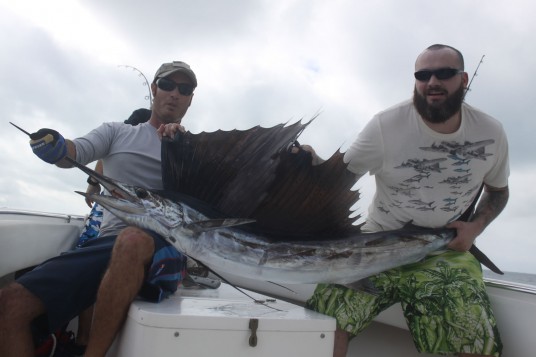 Dustin with his first Miami Sailfish