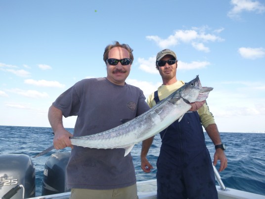 Kingfish caught on a Miami Fishing Charter aboard the Marauder