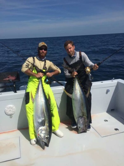 Capt Charlie Ellis Capt Scott Virgin yellowfin tuna popper